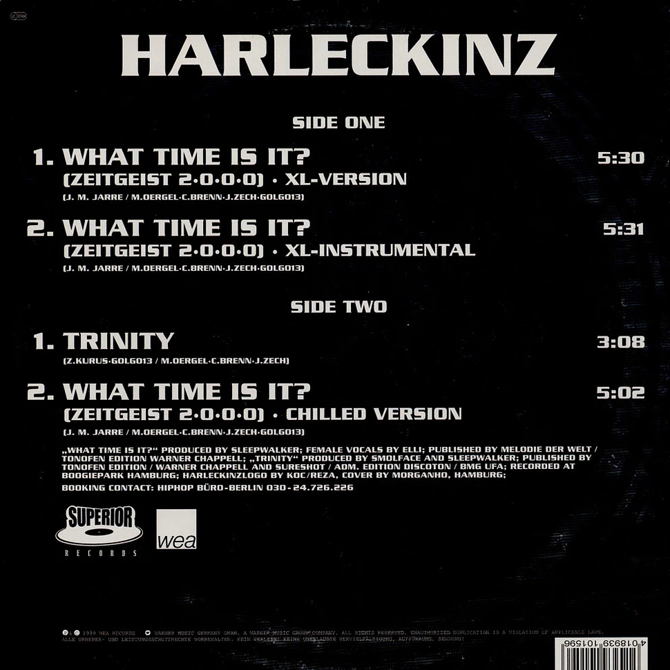 Harleckinz - What Time Is It ? (ZeitGeist 2.0.0.0) / Trinity