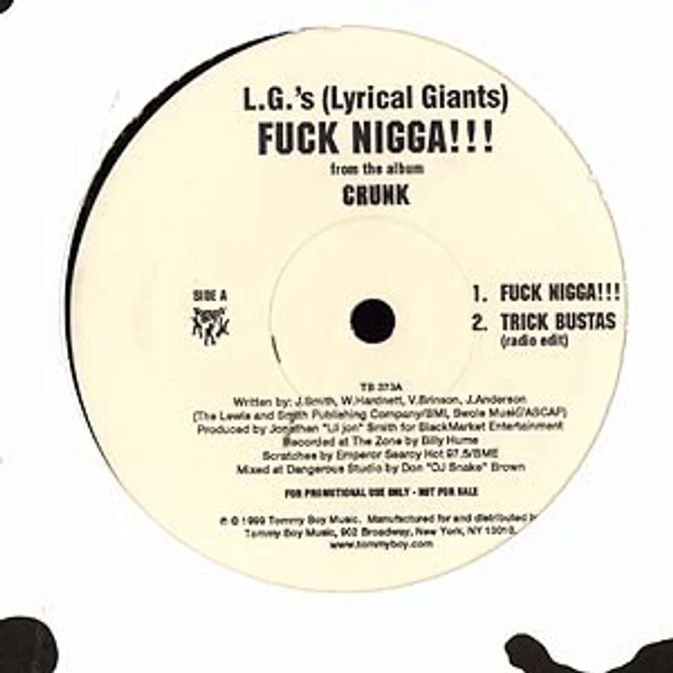 LGs (Lyrical Giants) - Fuck nigga