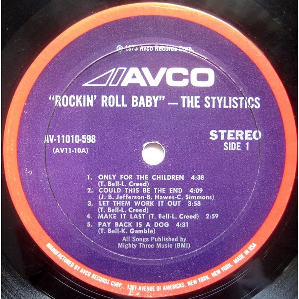 The Stylistics - Rockin' Roll Baby