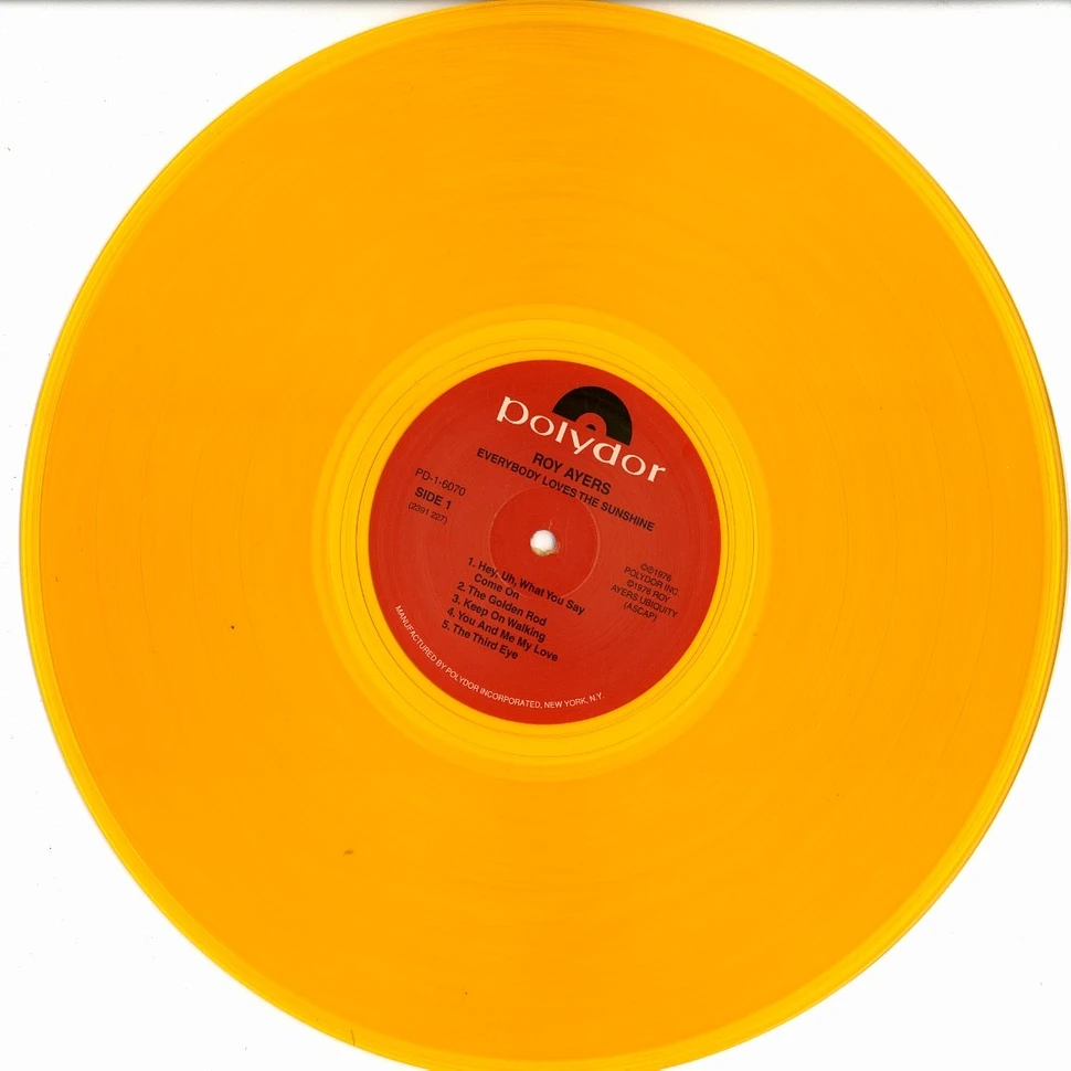 Roy Ayers - Everybody loves the sunshine Colored Vinyl Edition