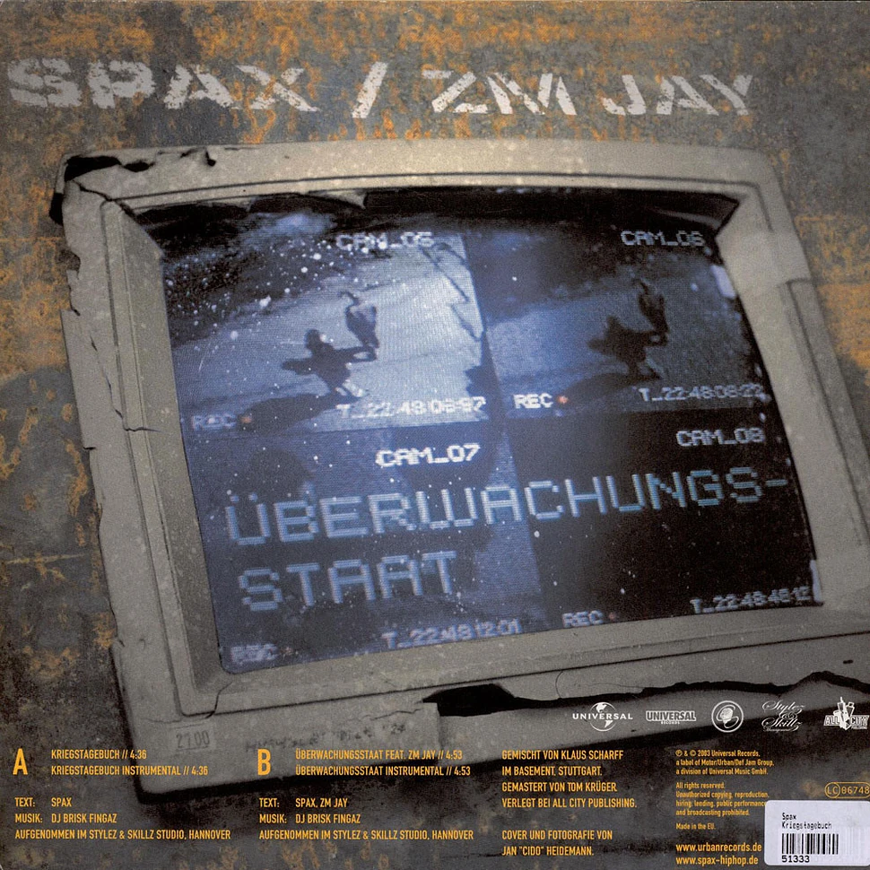 Spax - Kriegstagebuch