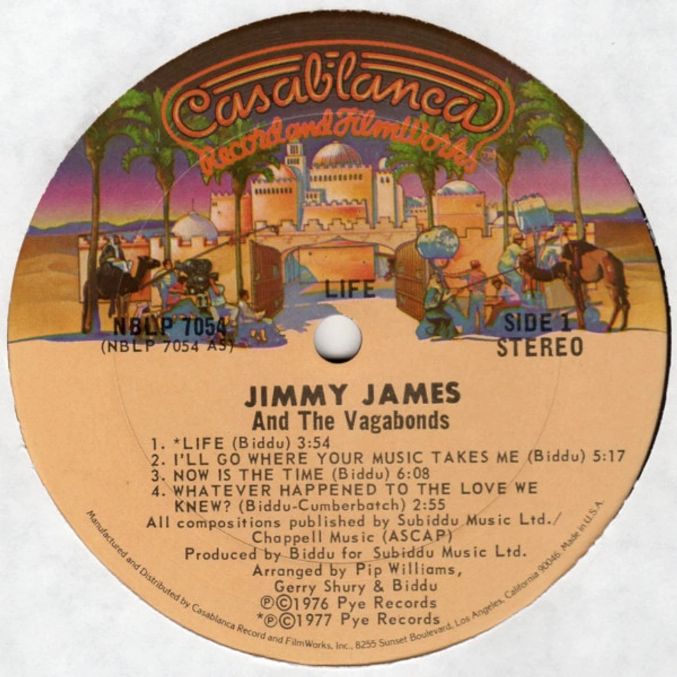Jimmy James & The Vagabonds - Life