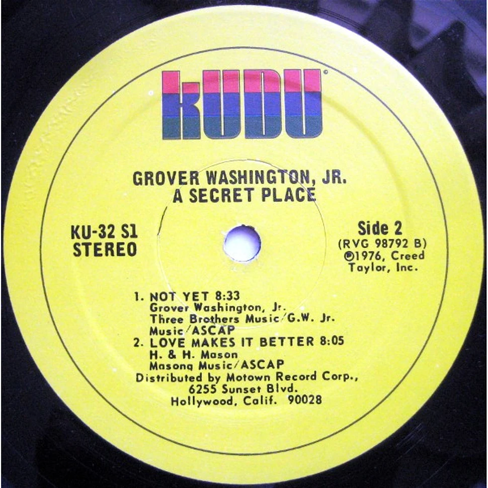 Grover Washington, Jr. - A Secret Place