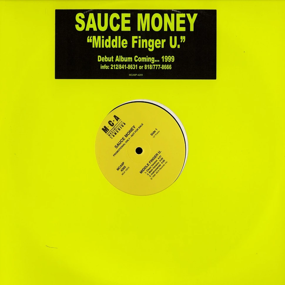 Sauce Money - Middle finger u.