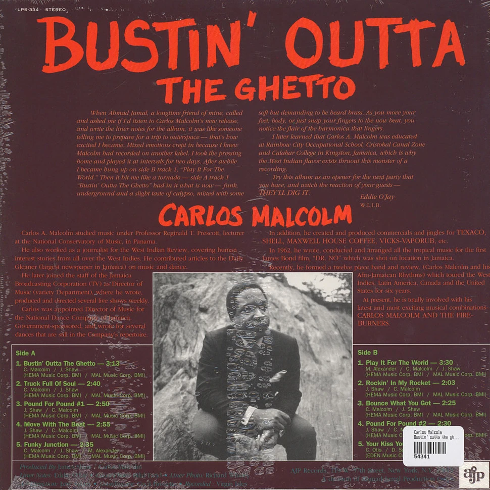 Carlos Malcolm - Bustin' outta the ghetto