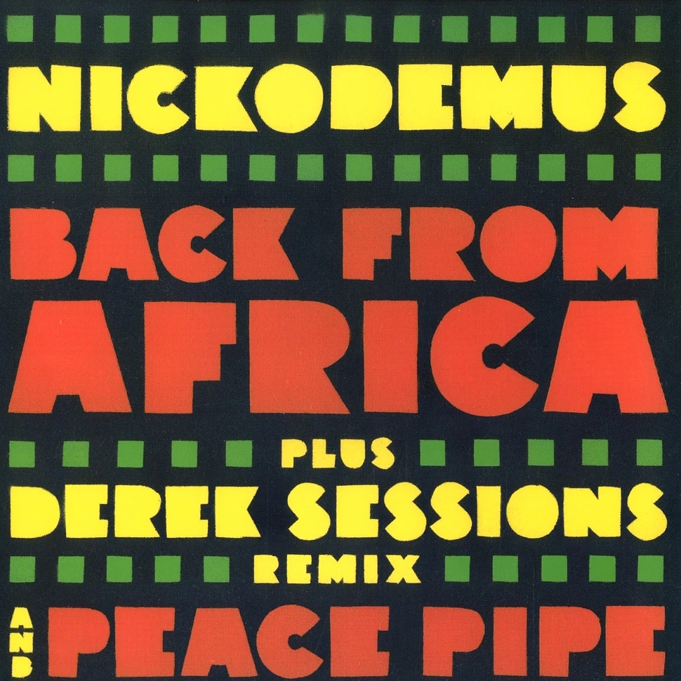 Nickodemus - Back from africa feat. Mitch Stein