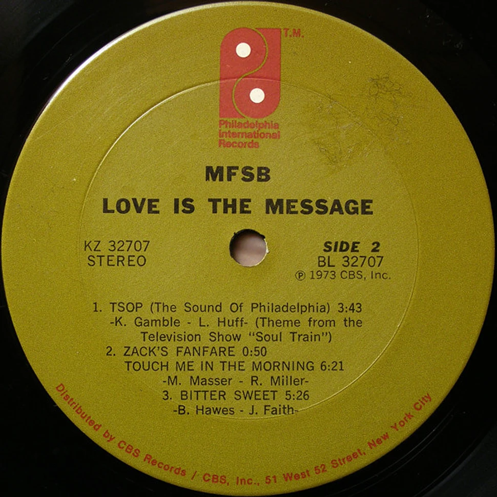 MFSB - Love Is The Message