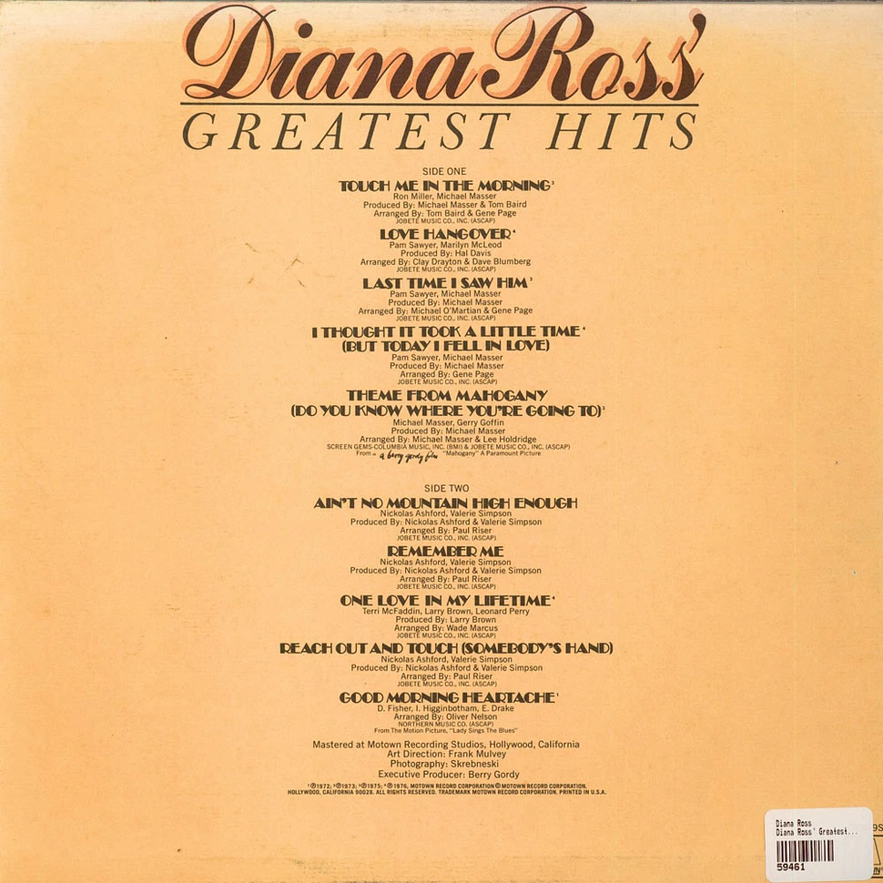 Diana Ross - Diana Ross' Greatest Hits