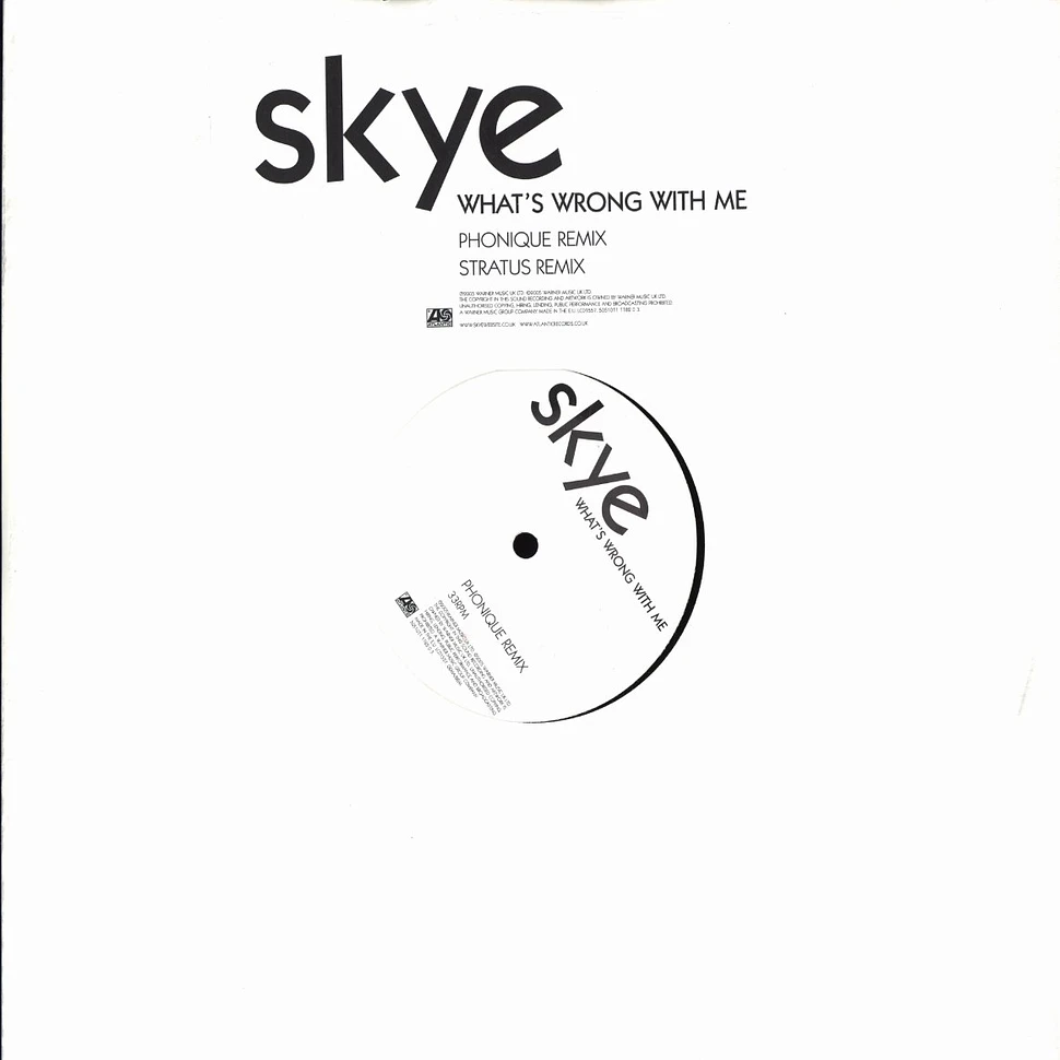 Skye - What's wrong with me remixes