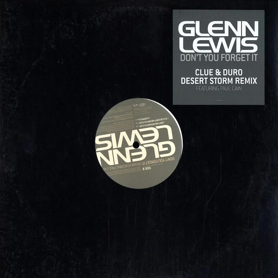 Glenn Lewis - Don't you forget it