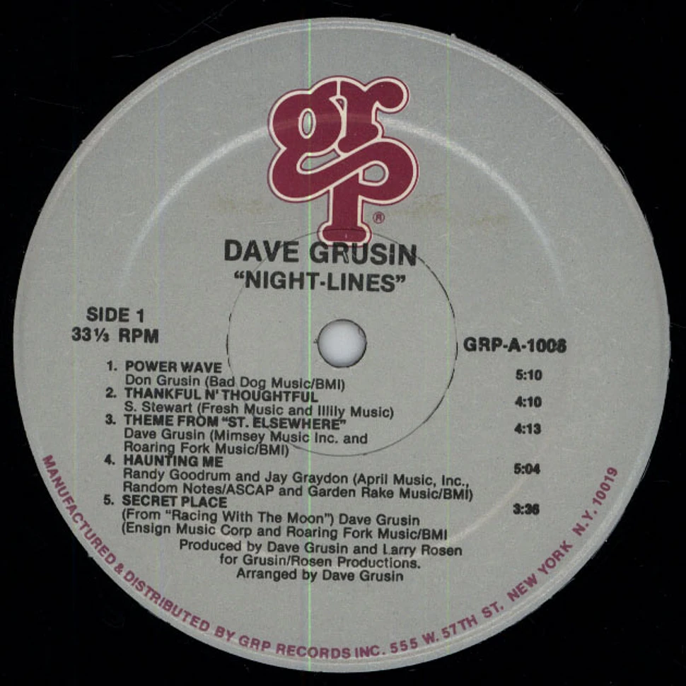 Dave Grusin - Night-Lines
