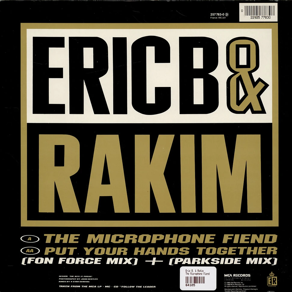 Eric B. & Rakim - The Microphone Fiend