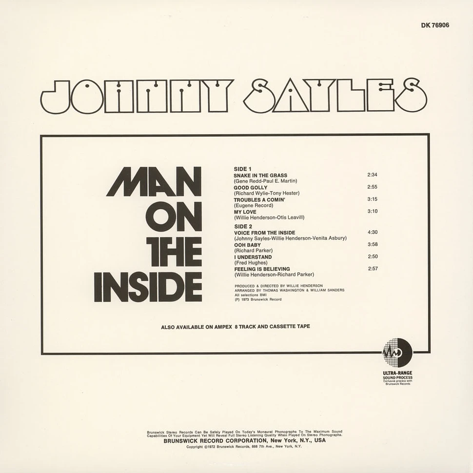 Johnny Sayles - Man On The Inside