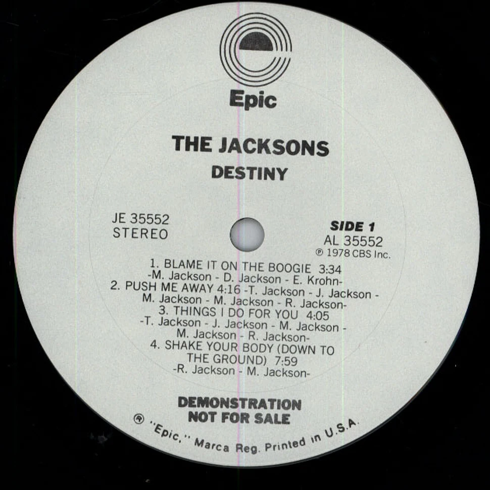 The Jacksons - Destiny