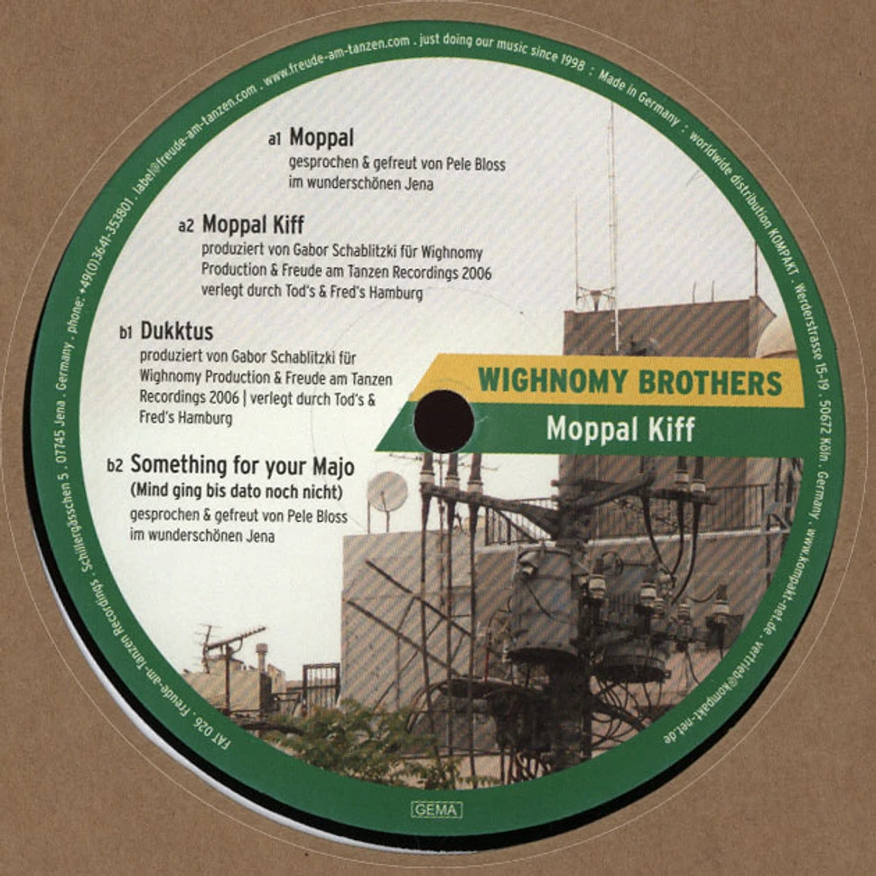 Wighnomy Brothers - Moppal Kiff EP
