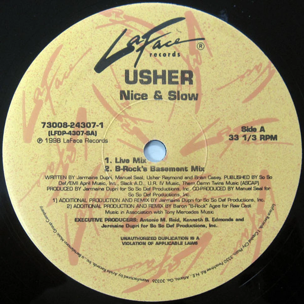 Usher - Nice & Slow (The Remixes)
