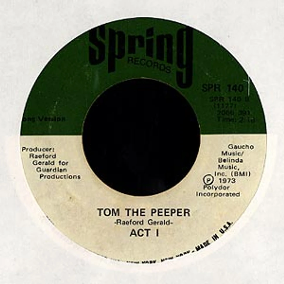 Act 1 - Tom the peeper