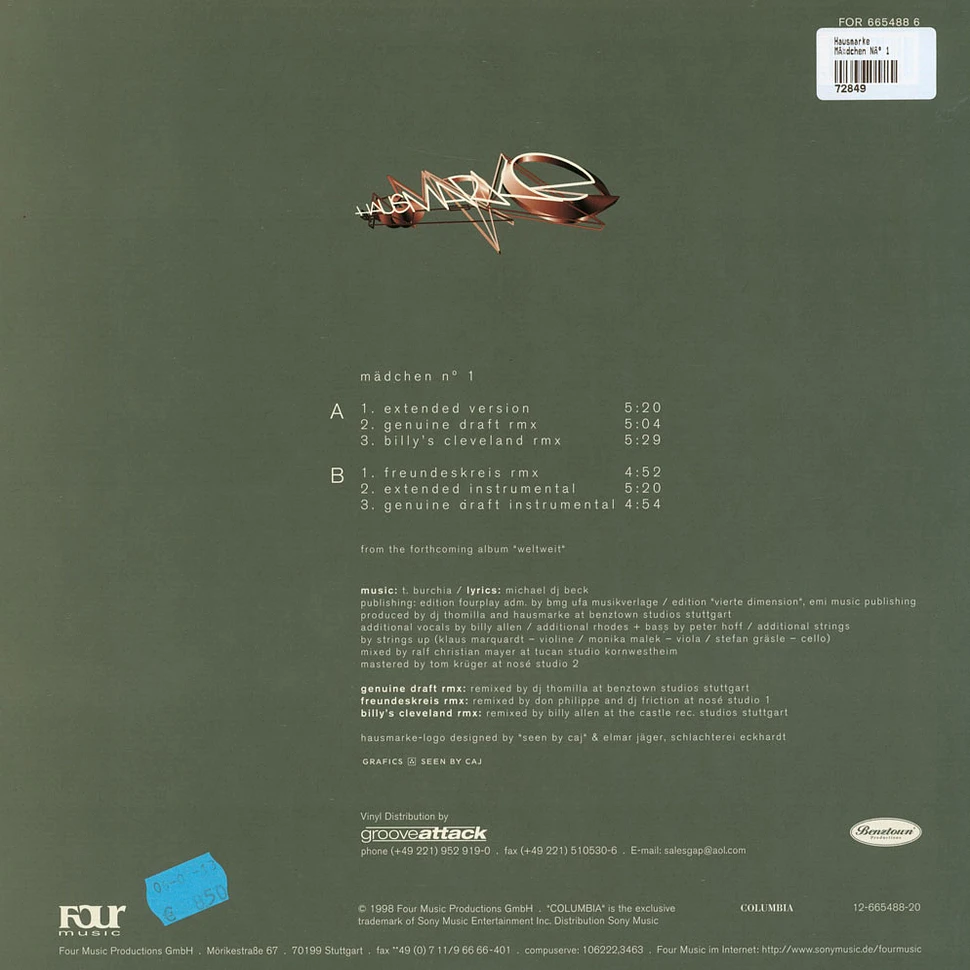 Hausmarke - Mädchen N° 1