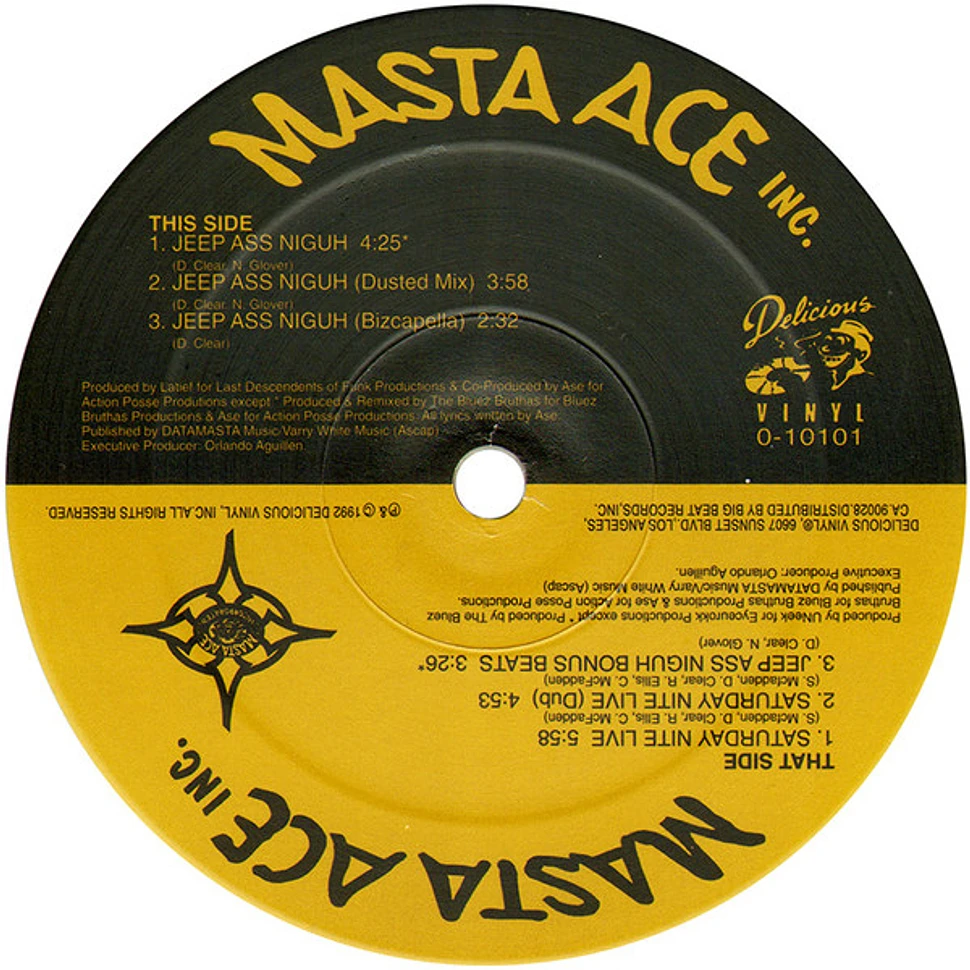 Masta Ace Incorporated - Jeep Ass Niguh / Saturday Nite Live