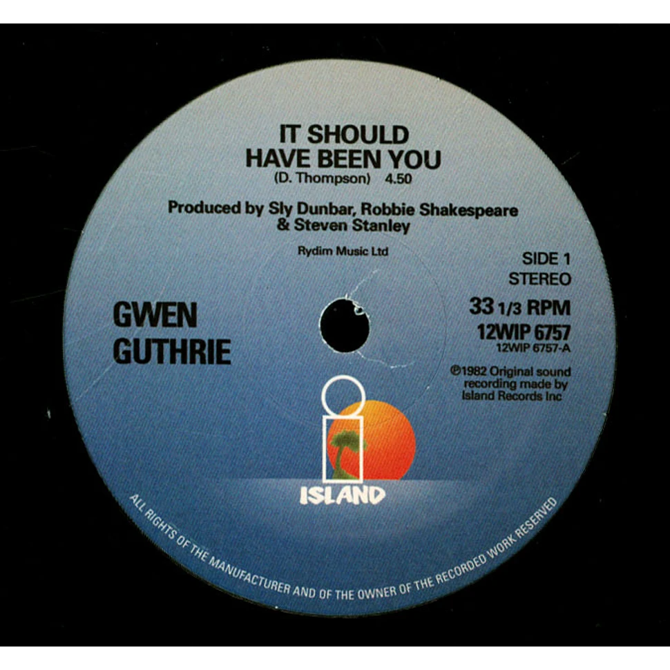 Gwen Guthrie - It Should Have Been You / God Don't Like Ugly