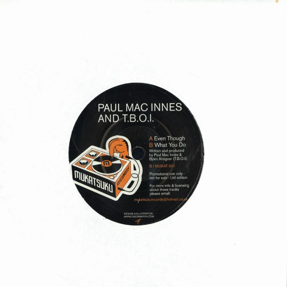Paul Mac Innes & TBOI - Even though