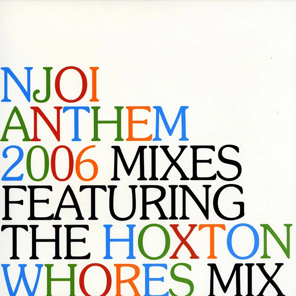 Njoi - Anthem 2006 Hoxton Whores remix