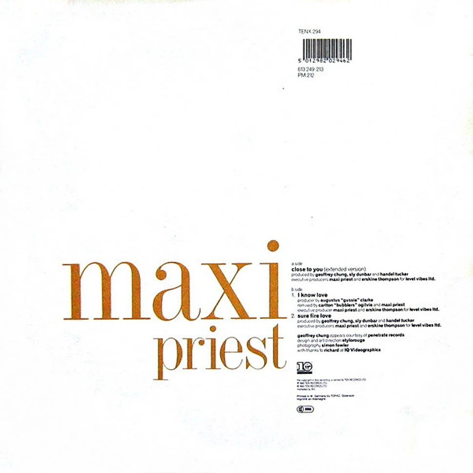 Maxi Priest - Close To You