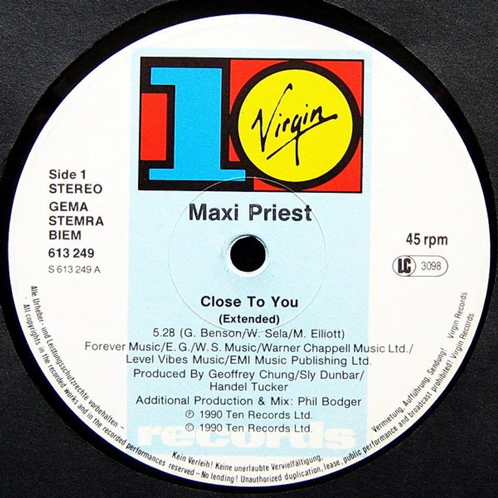 Maxi Priest - Close To You