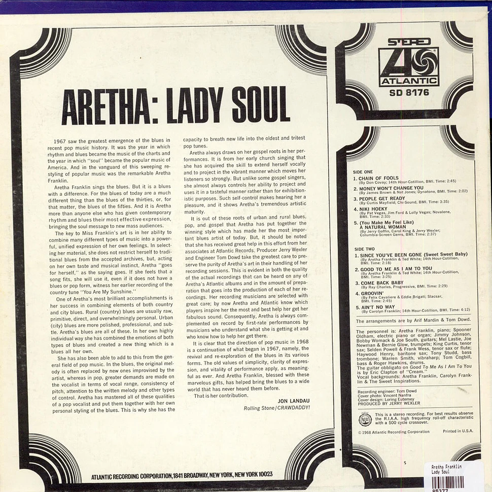 Aretha Franklin - Lady Soul