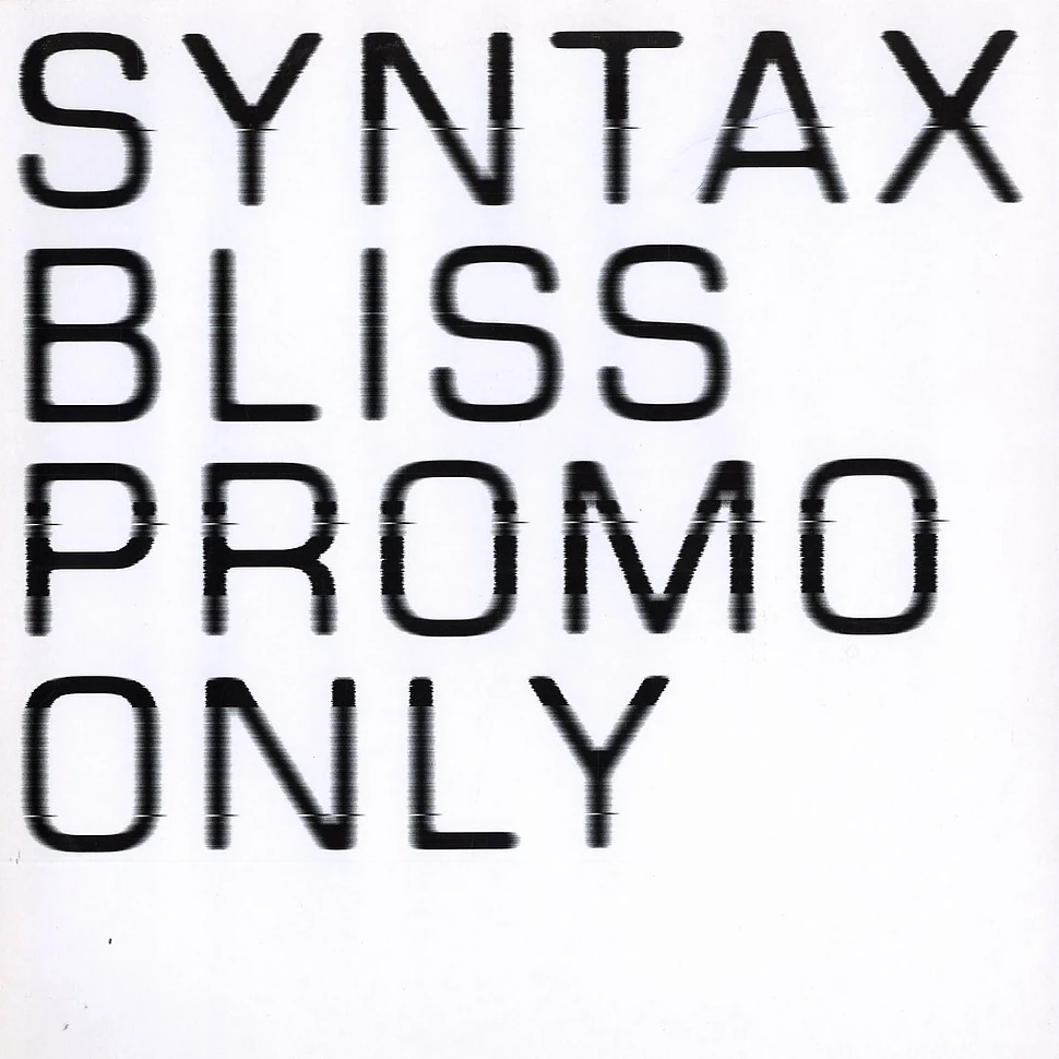 Syntax - Bliss