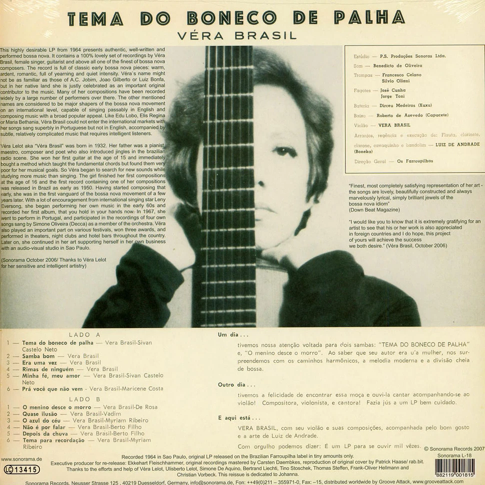 Vera Brasil - Tema Do Boneco De Palha
