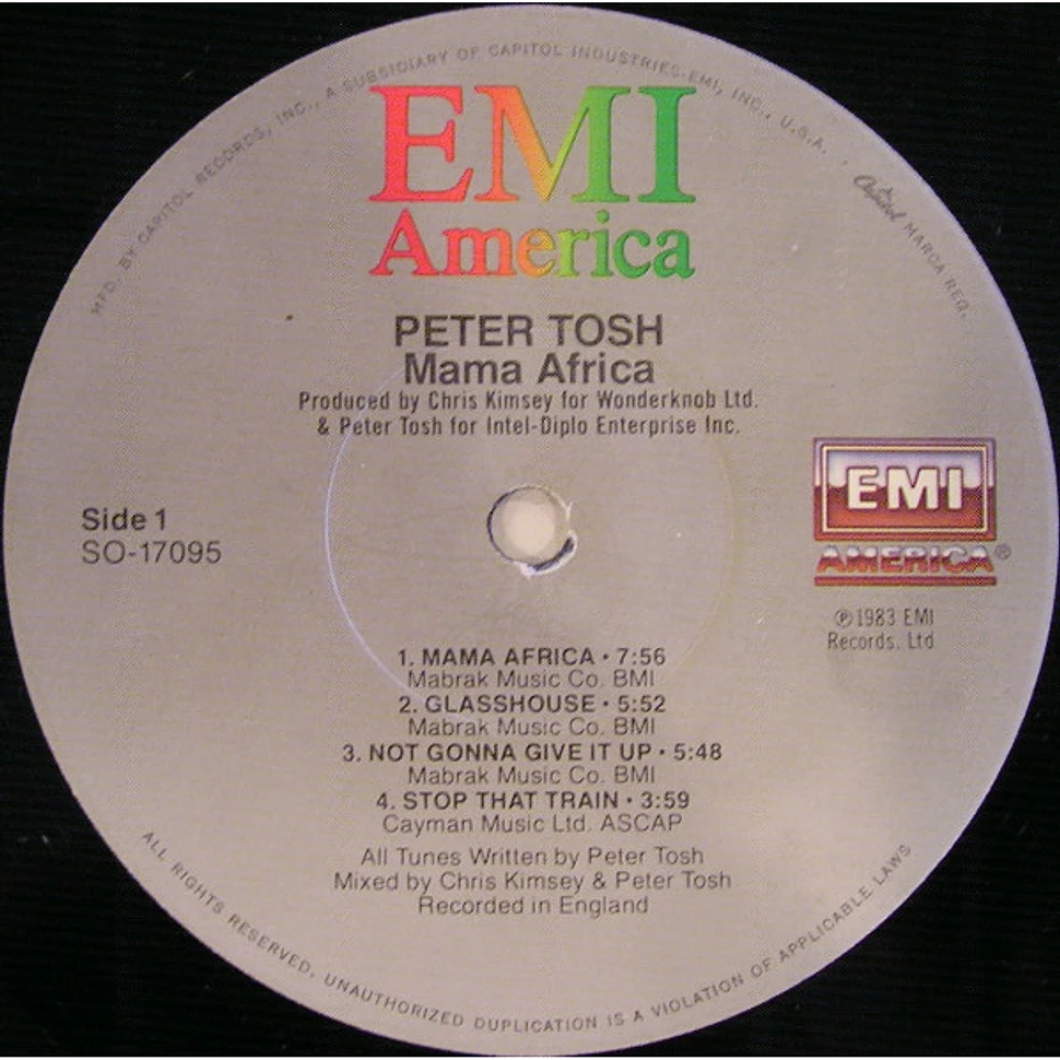 Peter Tosh - Mama Africa