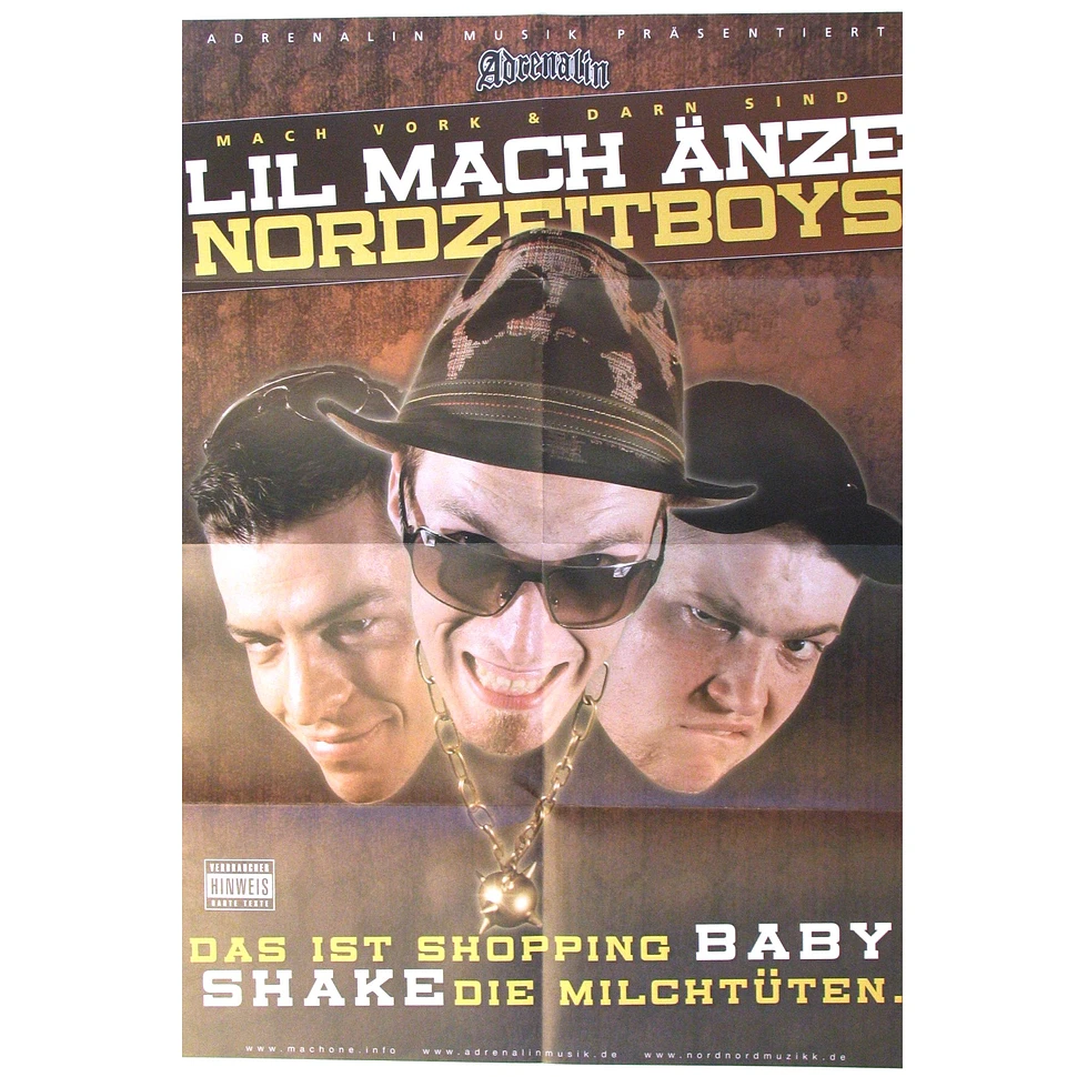 Mach One, Vork & Darn sind - Lil Mach Änze Nordzeitboys A1 Poster