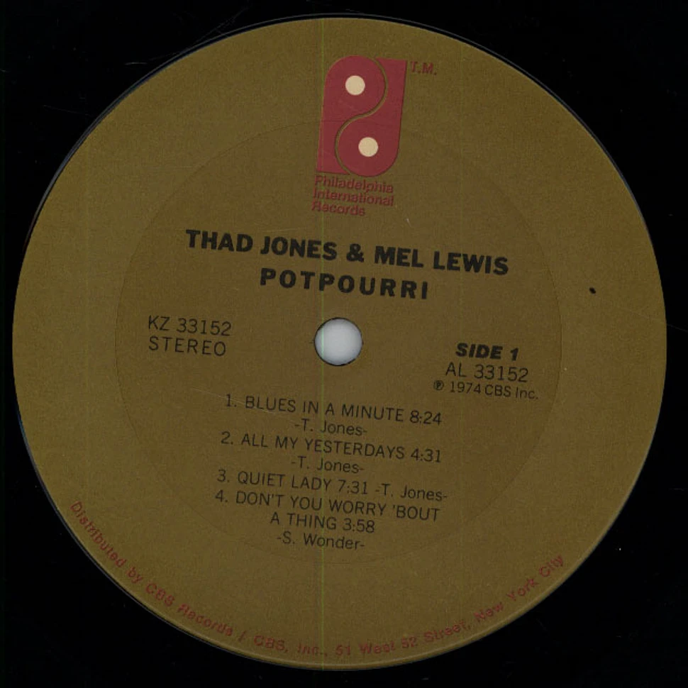 Thad Jones & Mel Lewis - Potpourri