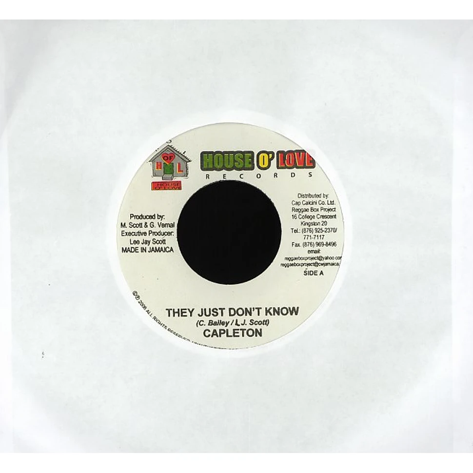 Capleton / Smoke - They just don't know / song for the poor