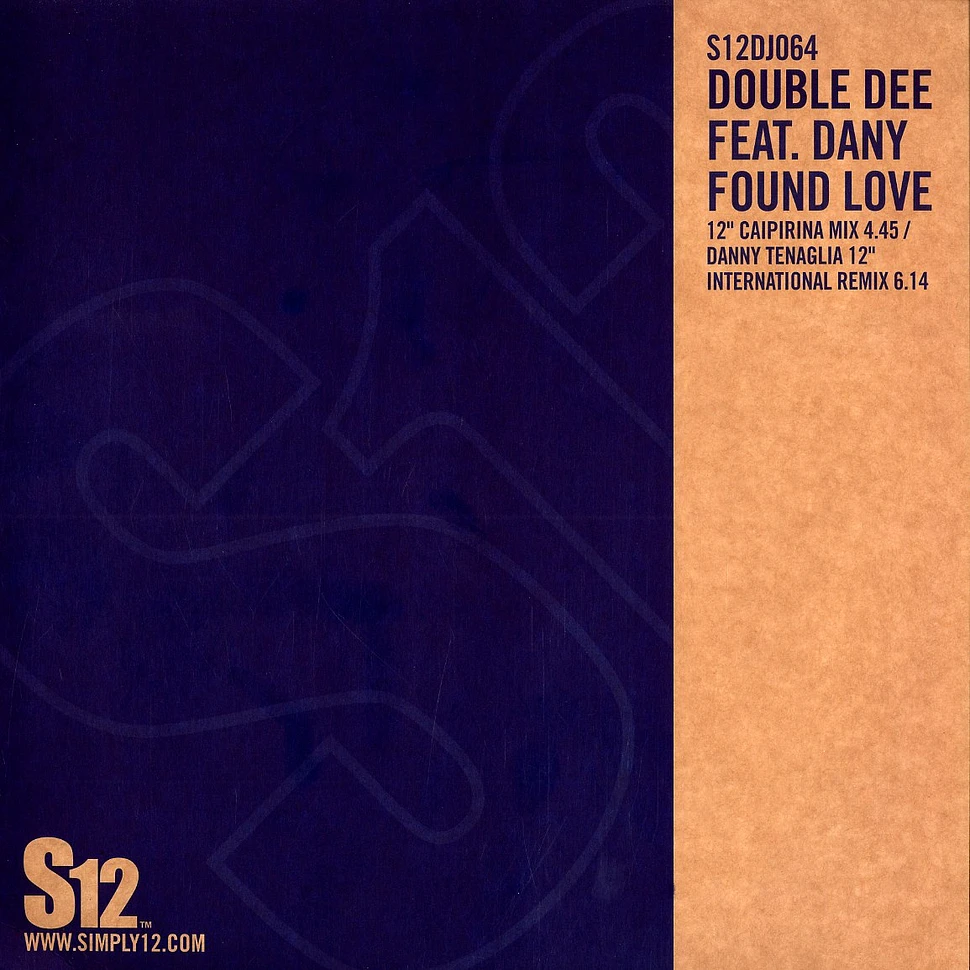 Double Dee - Found love feat. Dany