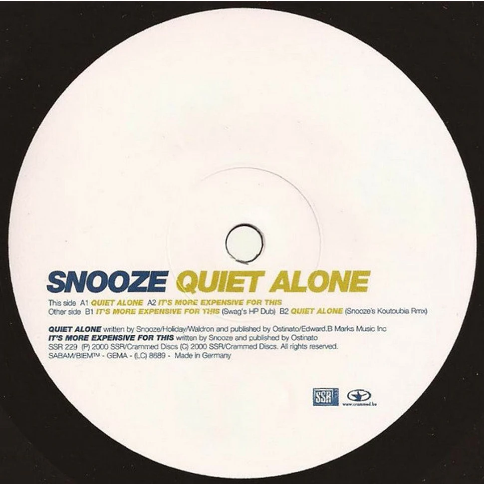 Snooze - Quiet Alone