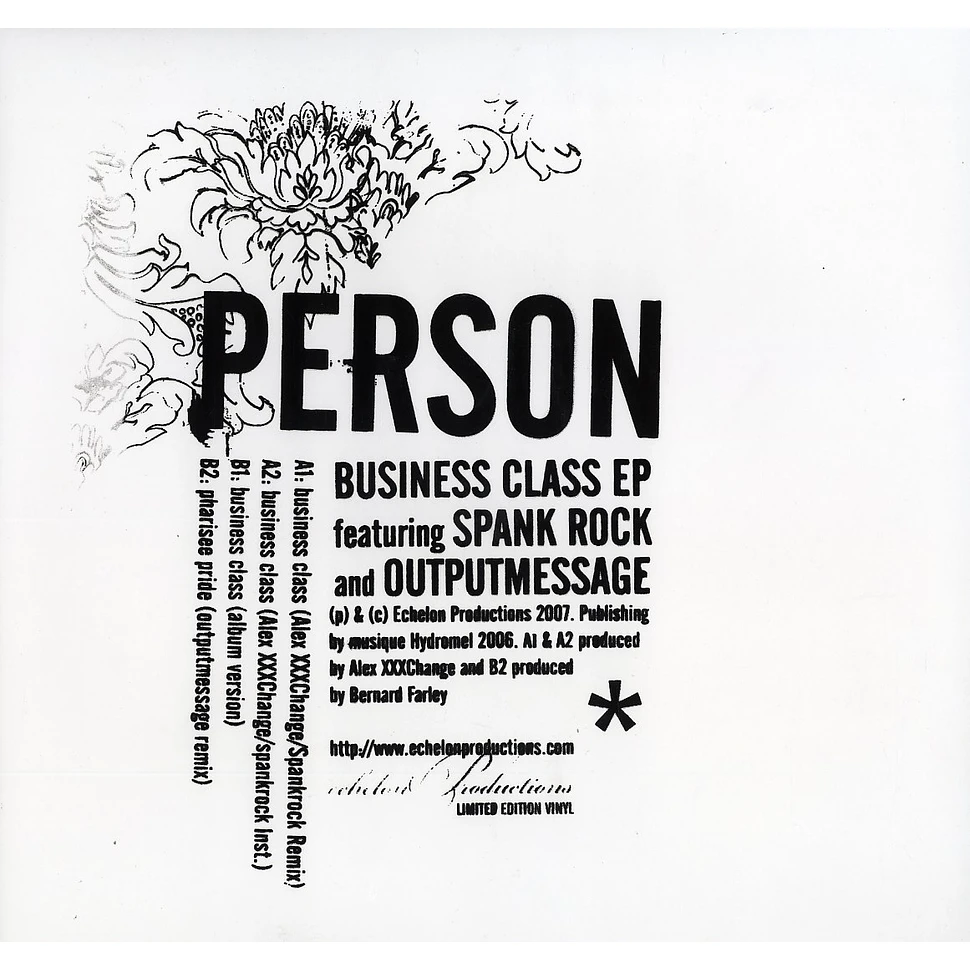 Person - Business class
