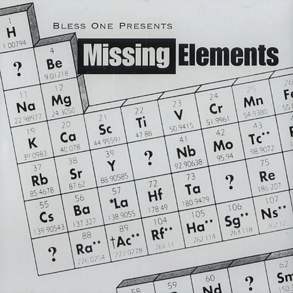 Bless One - Missing elements