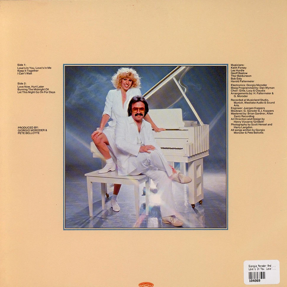 Giorgio Moroder And Chris Bennett - Love's In You, Love's In Me