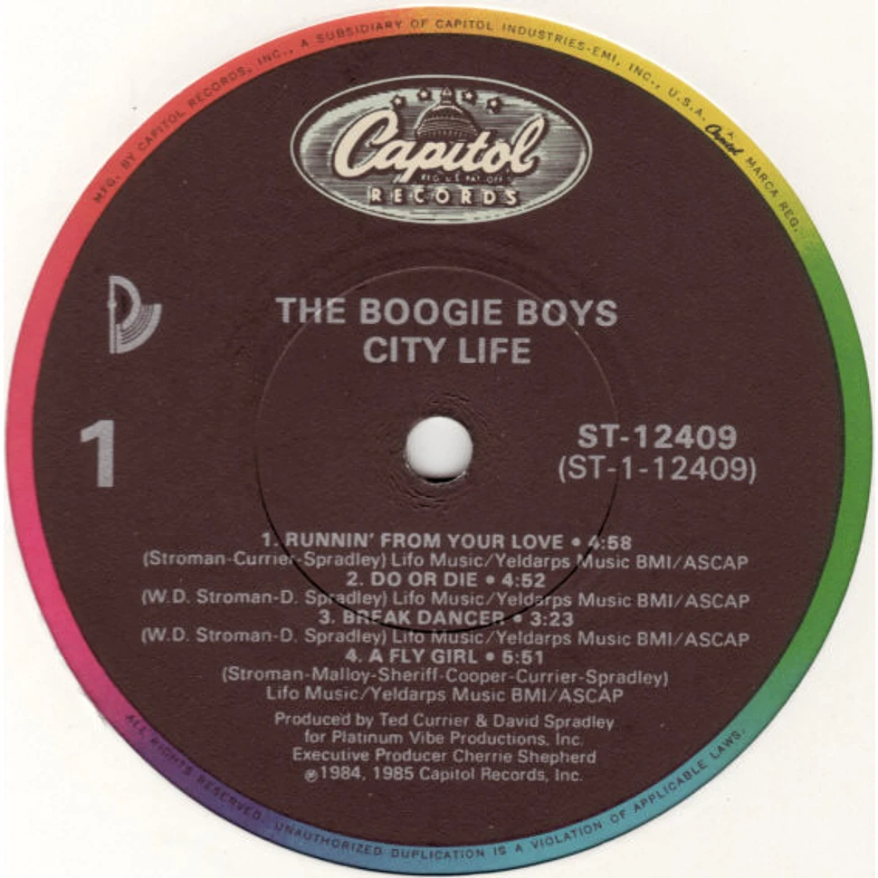 Boogie Boys - City Life
