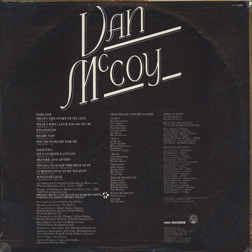 Van McCoy - My favorite fantasy
