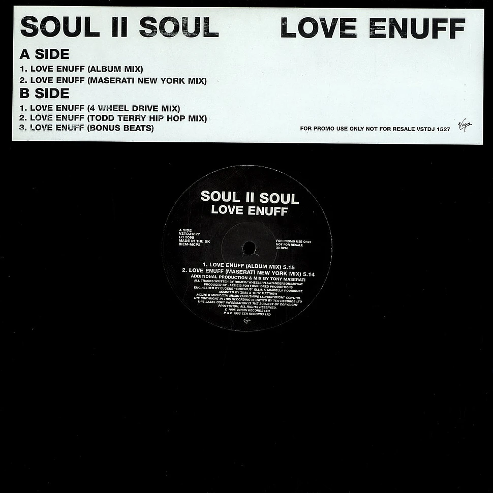 Soul II Soul - Love enuff