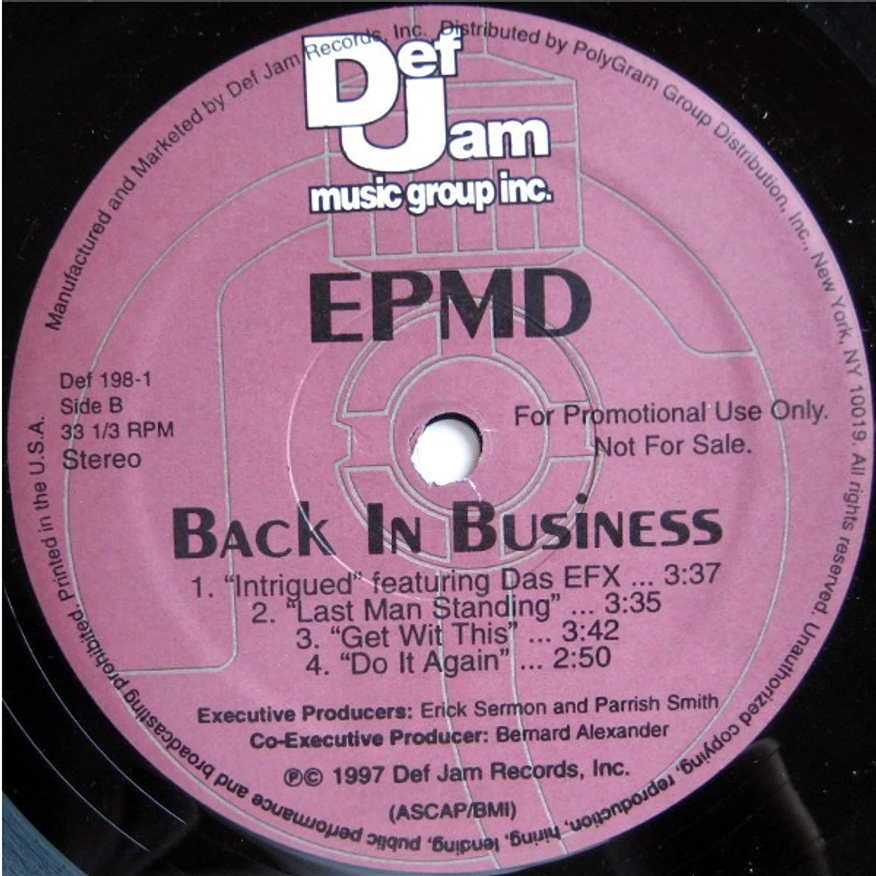 EPMD - Back In Business