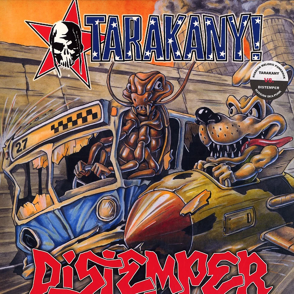 Tarakani / Distemper - Split LP