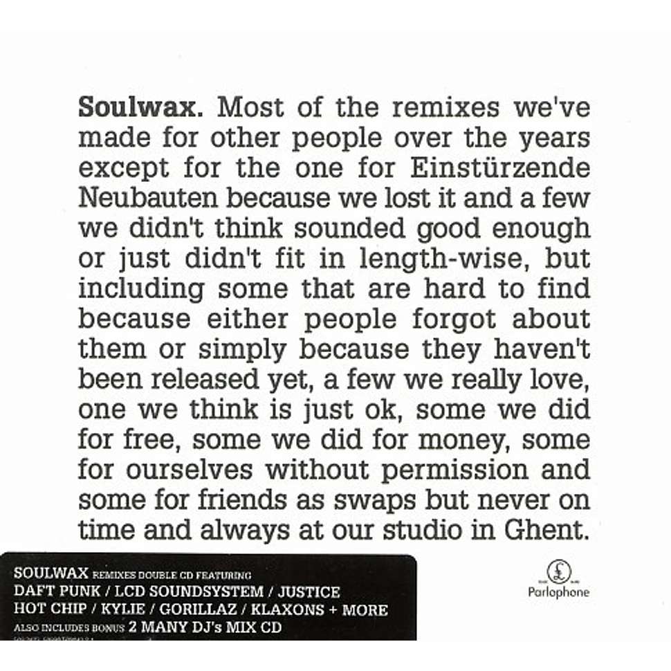 Soulwax - Most of the remixes limited edition