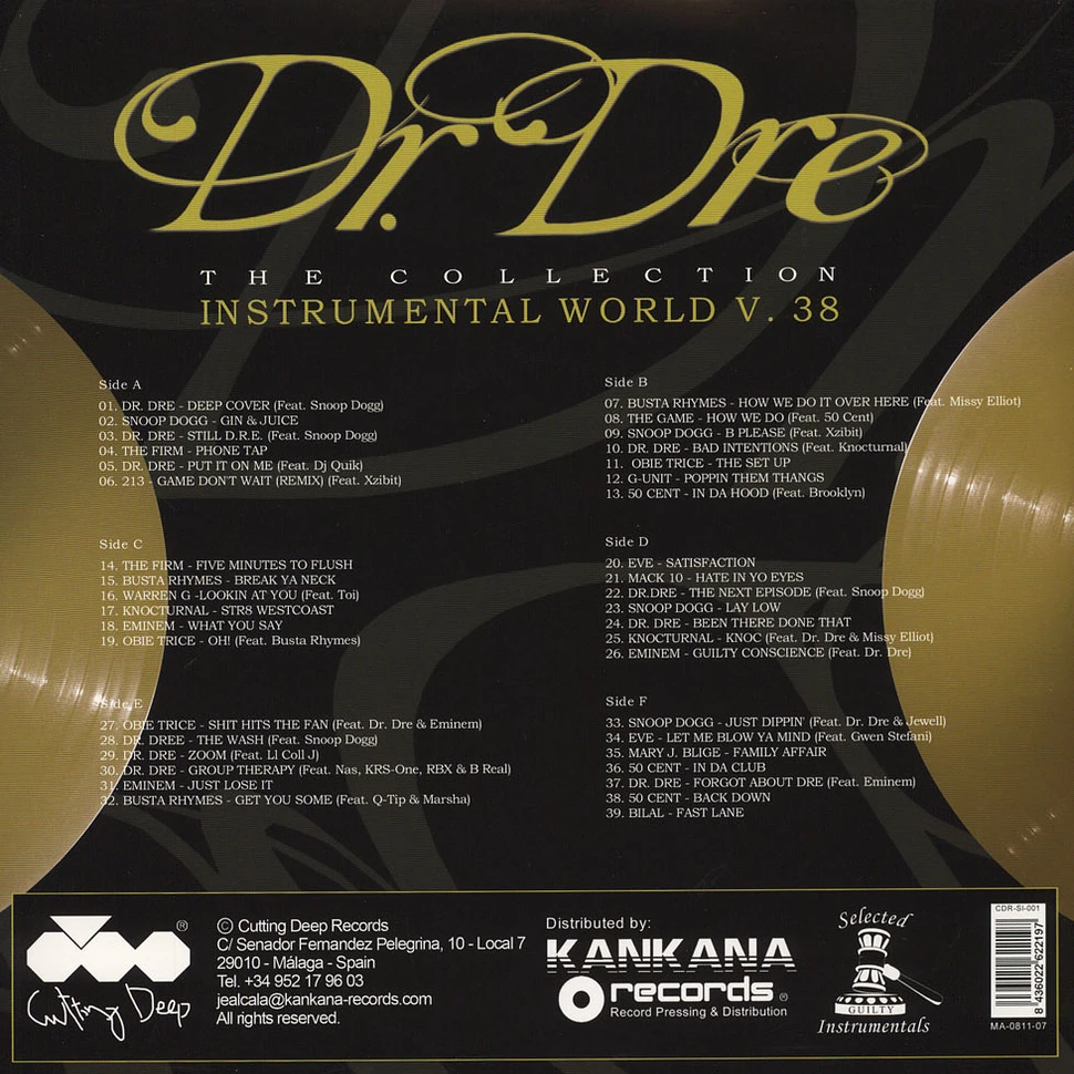 Dr. Dre - Instrumental World 38 Volume 1