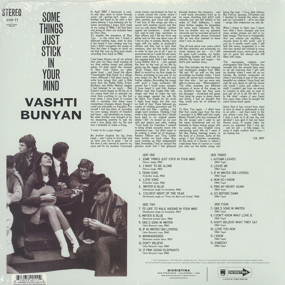 Vashti Bunyan - Some things just stick in your mind