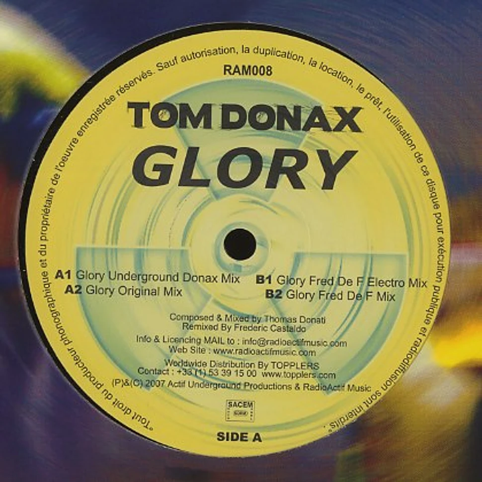 Tom Donax - Glory