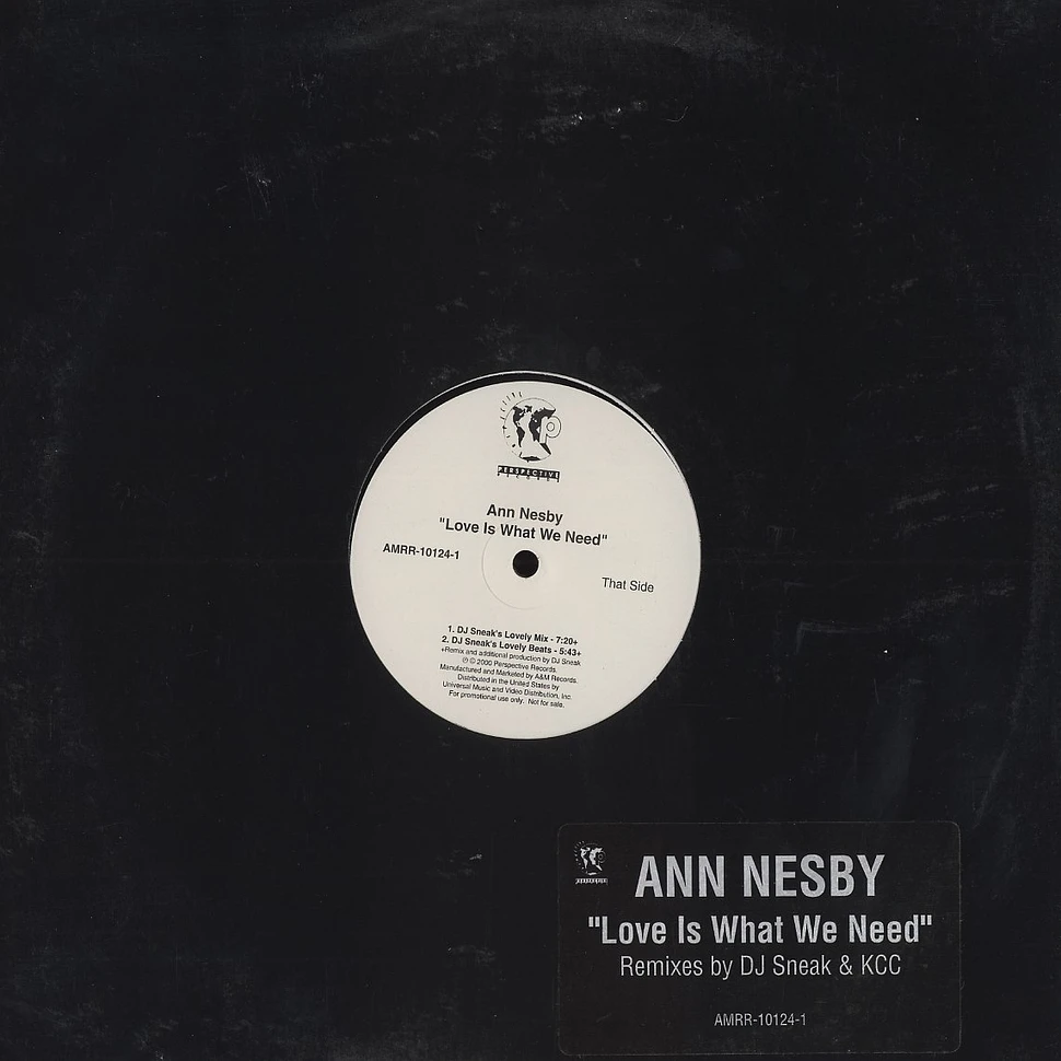 Ann Nesby - Love is waht we need